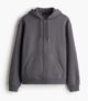 Mens Loose Fit Zip Hoodie (Dark Grey / Sizes M-XXL) – Free Click & Collect
