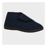 Mens Navy Easy Access Cord Slipper
