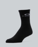 Mens Oakley 3 Pack Elipse Logo Sock, Black – Size M – Free C&C