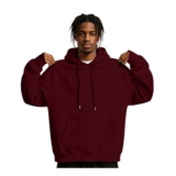 Mens Oversized Fleece Hoodie with Pocket Drawstring