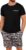Mens Pyjamas Set Short Sleeve Cotton Loungewear Crew Neck T-Shirt and Plaid Shorts with Pockets Loose Fit Summer Nightwear S-4XL