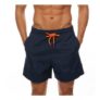 Mens Quick-Dry Board Shorts with Mesh Lining and 3 Pockets