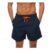 Mens Quick-Dry Board Shorts with Mesh Lining and 3 Pockets