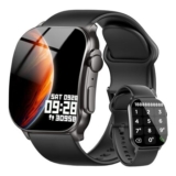Mens Smartwatch 2.01-Inch AMOLED Curved Screen