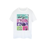 Mens Spiral Galaxy Marvel Spider-Man Villains White Graphic T-Shirt
