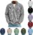 Mens Sweatshirts No Hood Corduroy Pullover Top Quarter Zip Jumper Coat Stand Collar Pullovers Ribbed Cuffs Sweatshirt Tops Oversized Soft Chest Patch Pocket Jumpers For Autumn Daily Casual