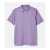 Mens Woody Purple Regular Fit Cotton Pique Polo Shirt – Small