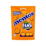 Mentos Fanta Orange Flavour Chewy Dragees Sweets