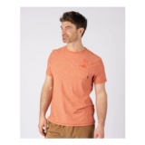 Mermaid Rise Mens Short Sleeve T-Shirt in Light Orange