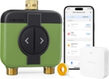 Meross WiFi Water Timer MST200 with 2 Brass Outlets for Garden Hose Meross EU Direct / FBA