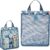 Mesh Beach Tote Bag Travel Reusable Shopping Net Bag Portable Lightweight Storage Tote for Family Holiday Picnic Swimming Pool Grocery Organizer (3226 CM)