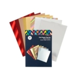 Metallic Foil Paper Pad A4 16 Pack