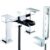 Methven Deva Sparkle Deck Mounted Bath Shower Filler with Shower Mixer, Model SPA2106