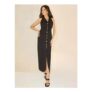 Michelle Keegan Tailored Multi Button Dress – Black