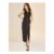 Michelle Keegan Tailored Multi Button Dress – Black