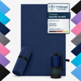 Microfibre Towel – 250 GSM Highly Absorbent Gym Towel & Travel Towel, Lightweight Quick Dry Towels for Adults, Soft Sports Towel for Swimming, Yoga, Camping, Hiking & Beach 3050,Midnight Navy