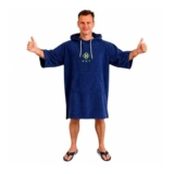 Microfibre Towel Changing Robe – Blue/Green