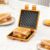 Microwave Toastie Sandwich Maker with Removable Non-Stick Plates, Orange – Sold by Shunmailong-EU / FBA