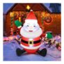 Micvtve Christmas Inflatable Santa with LED Lights, 4ft