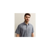 Mid Grey Boxy Double Pocket Short Sleeve Shirt