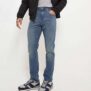 Mid Wash Slim Fit Jeans , Sizes 30-42 ( Free C&C )