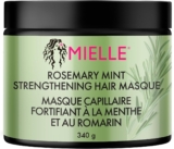 Mielle Rosemary Mint Strengthening Hair Mask for Damaged Hair – Deep Conditioning Treatment Enriched with Biotin, Honey & Coconut Oil – Helps Encourage Longer, Healthier Strands, 340 ml (Pack of 1)
