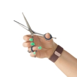 Mikki Doodle, Dog, Puppy Face & Paw Scissors, Sharp & Durable Semi-Convex Blade, Blunted Safety Tips