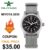 Militado ML05 Military Style Quartz Watch ( 38MM / Miyota 2035 / Domed Sapphire Crystal / Stainless Steel ) w/code