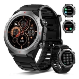 Military Smartwatch for Men, Answer/Make Calls, 1.39-Inch HD