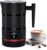 Milk Frother, Milk Frother Electric, Coffee Frother, Frother, Milk Steamer, Hot Chocolate Maker, Milk frothers (Black)