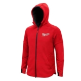 Milwaukee Ribbed Hoodie, Red