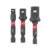 Milwaukee SHOCKWAVE Hex Shank Socket Adaptors 3 Pieces