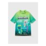 Minecraft Boy Green Ombre Rash Vest (4-13yrs)