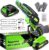Mini Chainsaw Cordless 6 Inch, Electric Chain Saw with 3 Chains and 850W Motor, Small Battery Chainsaw with 1 Battery and Safety Lock, Light Weight Handheld Chain Saw for Wood Cutting Tree Trimming