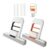 Mini Foldable Desktop Mop Set: 2 Mops, 4 Pads