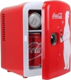 Mini Fridge For Bedrooms 4L Small Fridge 6 Can Table Top Quiet Mini Fridges 12v