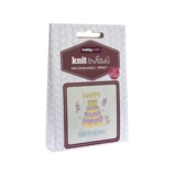 Mini Happy Birthday Cake Embroidery Kit