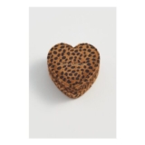 Mini Heart Jewellery Box Cheetah Print
