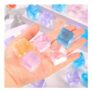 Mini Ice Cube Squeeze Toys: 8 Pcs Stress Relief Fidget Squishy Stress Balls