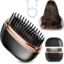 Mini Straightener Wireless with 3-Level Temperature Control, 10 Seconds Quick Heating, USB Rechargeable Hair Straighteners for Hair and Beard (Black)