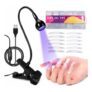 Mini UV Nail Lamp with 240 Tips and 12 Files