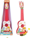 Mini Ukulele Guitar Toy 4 String for Kids, Toddler Guitar Toys Cute Fox and the Elephant, Ukulele for Kids Musical Instrument, Ukulele Gift for Child Musicians Boys and Girls (A6)