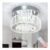 Mini round Crystal Ceiling Light Dimmable LED Chrome