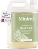 Miniml Hand Soap Wash Liquid 5L Refill – Lime, Basil & Mandarin Infused Hand, Skin & Body Wash Gel for Soft and Sensitive Skin Care – 100% Vegan & Cruelty Free