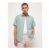 Mint Palm Tree Short Sleeve Shirt