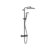Mira Atom Matt Black Dual H/P Combi Mixer Shower