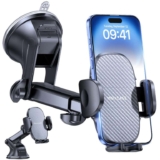 Miracase Car Phone Holder for Cars Dashboard Windscreen Desk, 3in 1 Mobile Phone Mount Automobile Cradle 360 Rotatable