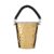 Miressa Medium Gold Finish Party Bucket