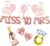 Miss to Mrs hen party decorations 25 pcs set, MISS TO MRS balloons, confetti balloons, rose gold ribbon, inflating straw. Bride to be party, Hen do