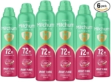 Mitchum Women Ultimate 72H Aerosol Bright Floral 250ml (Pack of 6)